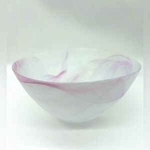 Portmeirion frosted glass bowl purple. Vintage from 60’s in excellent condition
